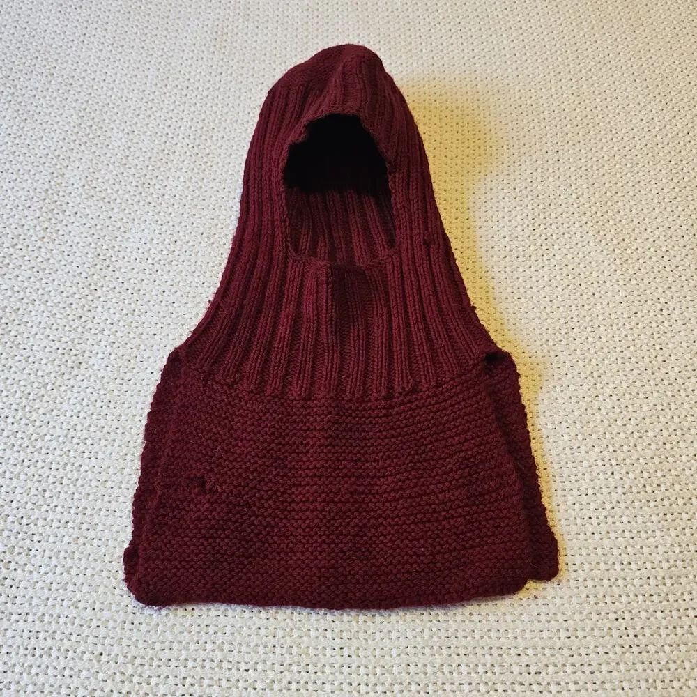 Vintage Handmade Knit Ski Mask 90's